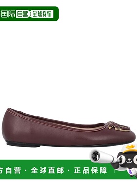 PINKO 女士休闲鞋 SD0379P003P61 AW2025 女鞋红色圆头平底鞋