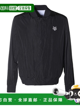 KENZO 男士夹克 5BL1751NC99 SS2018 黑色 Tiger patch reversibl