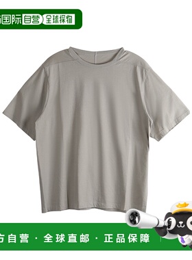 RICK OWENS 男士T恤 RU02E1232JA08 AW2025 灰色短袖