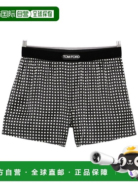 1h可退 TOM FORD 女士短裤 T4LE42130008 SS2026 黑色 波点内裤