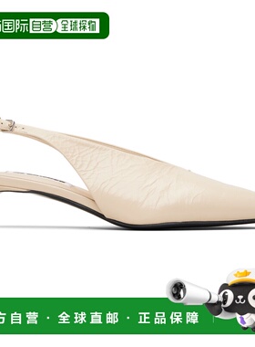 1h可退 潮奢 Jil Sander 吉尔 桑达 女士 灰白色中跟鞋 J15WP0128