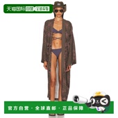 花色丝质印花宽松长袍连衣裙 1h可退 250WB Attico 女士 潮奢 The