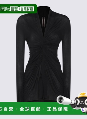 RICK OWENS 女士背心吊带 RP01F6201JS09 SS2026 黑色