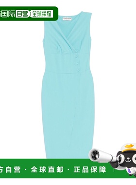 Chiara Boni 女士连衣裙 MORIESJE550 SS2025 蓝色 无袖连衣裙