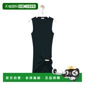 无袖 LOEWE 背心 AW2025 黑色 女士连衣裙 S359Y23XAM1100