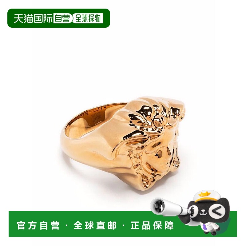 1h可退 VERSACE 男士戒指 1A0062010040653J000 AW2024 金色