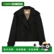 女士风衣 Black 8072849A1189 BURBERRY 黑色 gabardine trenc