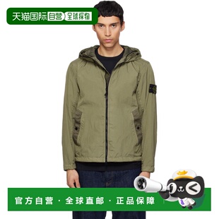 1h可退 潮奢 Stone Island 石头岛 男士 绿色 4100001 Crinkle Re
