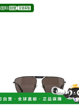 BALENCIAGA 男士太阳镜 703445T00051000 CO 黑色 logo太阳镜