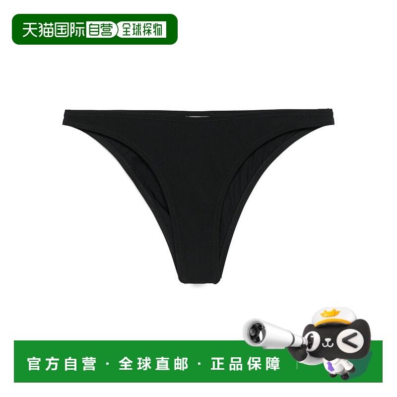 1h可退 TORY BURCH 女士泳装 167547001 AW2025 黑色 弹力比基尼