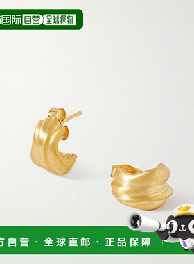 1h可退 潮奢 Completedworks 女士 再生金色朱红色耳环 R2224GOLD