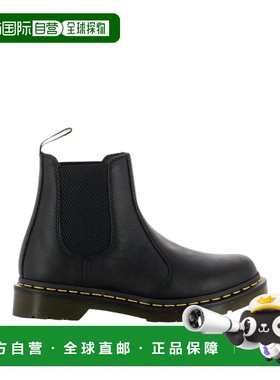 DR. MARTENS 女士靴子 2976BLACK CO 黑色 Crazy Horse boots