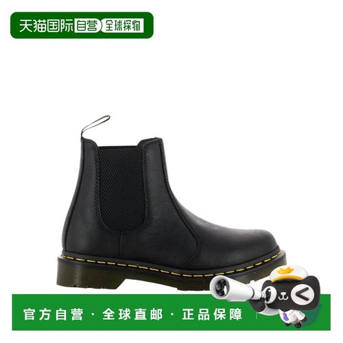 DR. MARTENS 女士靴子 2976BLACK CO 黑色 Crazy Horse boots
