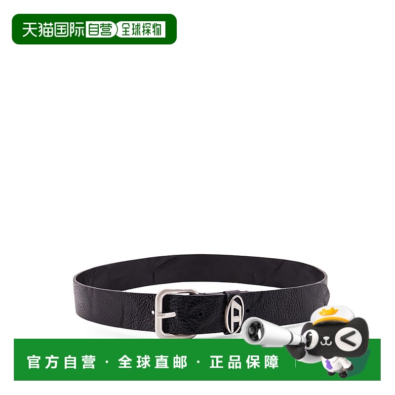 1h可退 DIESEL 男士腰带 X10314PS681T8013 CO 黑色 Black belts