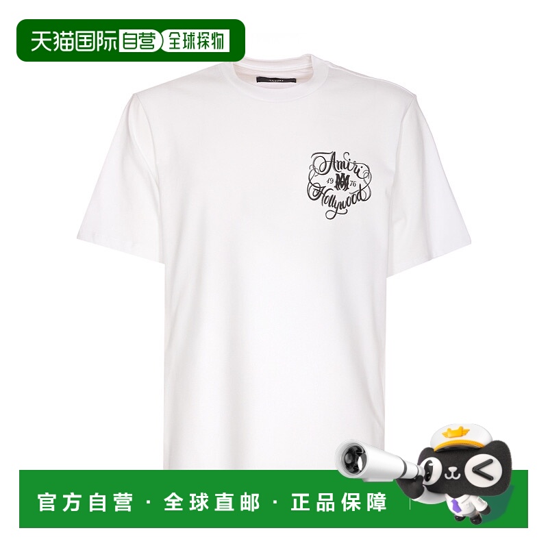 1h可退 AMIRI 男士T恤 TOJR1009WHITE SS2026 白色 短袖T恤