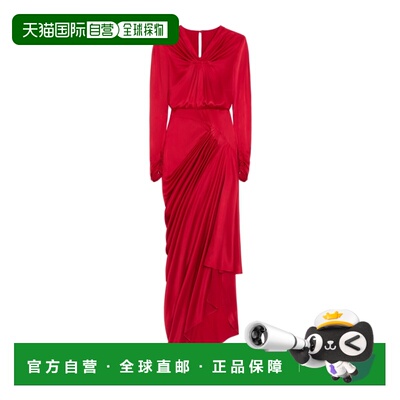 奢淘 Valentino 长袖连衣裙 女 BVDNA08M6长裙