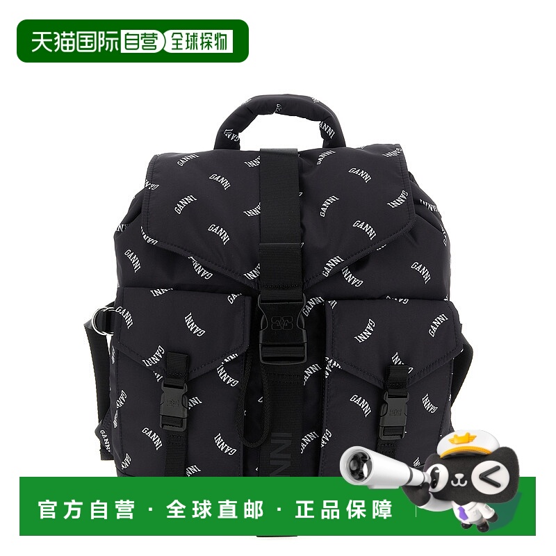 GANNI 女士双肩包 B2010022099 SS2026 花色 'Re-Tech' backpack