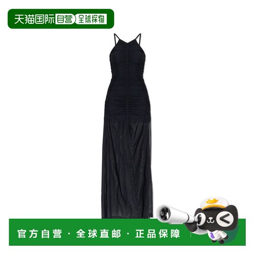 Diesel 迪赛 女士 细肩带长连衣裙 A161240BMBC吊带长裙性感