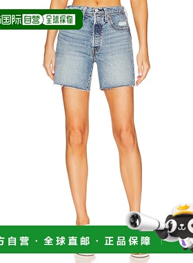 1h可退 潮奢 Levi'S 李维斯 女士 蓝色 501 Mid Thigh 牛仔短裤 8