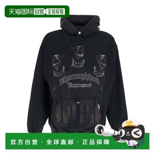 Represent 男士卫衣 MLM41134VINTAGEBLACK AW2026【付后1h可退】