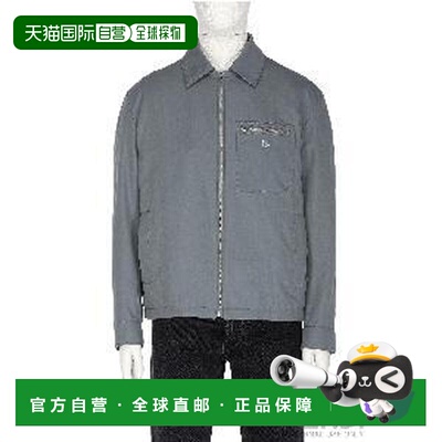 FENDI 男士衬衫 FW1393AUVIF0DUC SS2026 灰色 GABARDINE JACKET