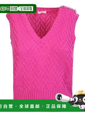 LIU JO 女士T恤 WF2462MA95M72624 AW2022 紫红色 Sleeveless ves