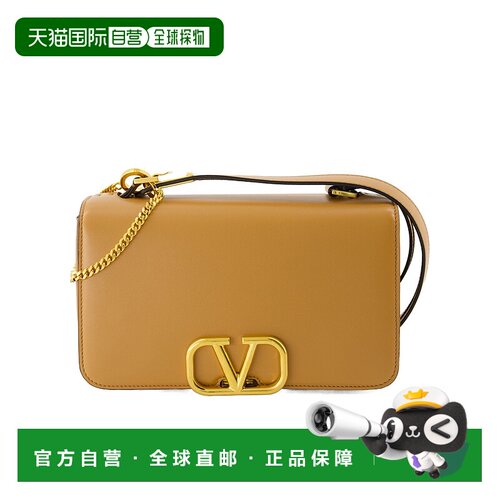 VALENTINO 女士斜挎包 WB0Q77DLGWRK AW2024 棕色 VLogo单肩包