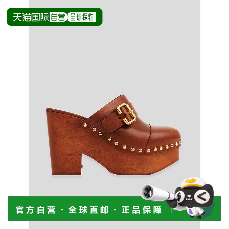 1h可退 潮奢 Chloe 蔻依 女士 JEANNETTE坡跟穆勒鞋 C24A02TLT