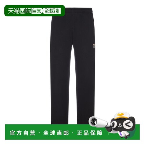 BURBERRY 男士运动裤 8130513 AW2026 黑色 Knight Logo Cotton J