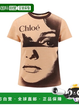 CHLOÉ 女士T恤 25UJH1118981S SS2025 橙色 T-SHIRT