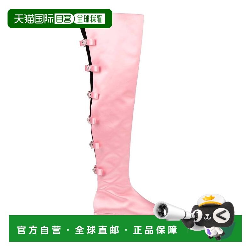 1h可退 潮奢 versace 范思哲 女士 靴子 pink粉色 舒适时尚,女鞋,时装靴,淘宝优惠券,粉丝福利购,淘宝优惠卷