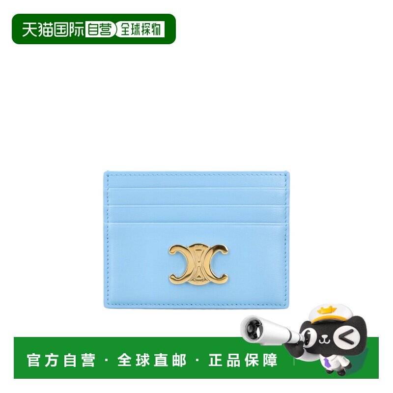 CELINE 女士钱包 10L833DPV07SB SS2026 蓝色 Card holder in lea