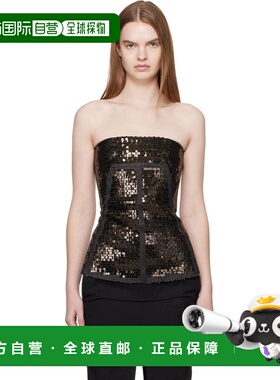 1h可退 潮奢 rick owens 瑞克 欧文斯 女士 黑色 Temple Bustier