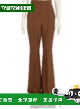 FENDI 女士休闲裤 FR6648AQ3HF1T6L AW2025 棕色 PANTALONE WOOL