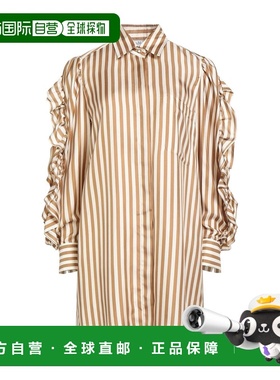 1h可退 潮奢 MaxMara 麦斯玛拉 女士 衬衫式连衣裙