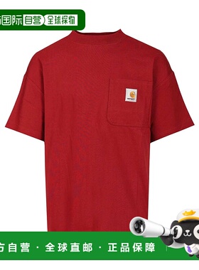 CARHARTT WIP 男士T恤 I035523H8XX AW2025 红色 S/S Work Pocket