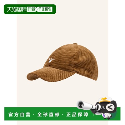 Barbour 男士帽子 100289152715001 CO 棕色 PRESTON cord cap