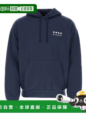 GIVENCHY 男士针织毛衣 BMJ0LA3YJ5402 SS2024 黑色 长袖连帽卫衣