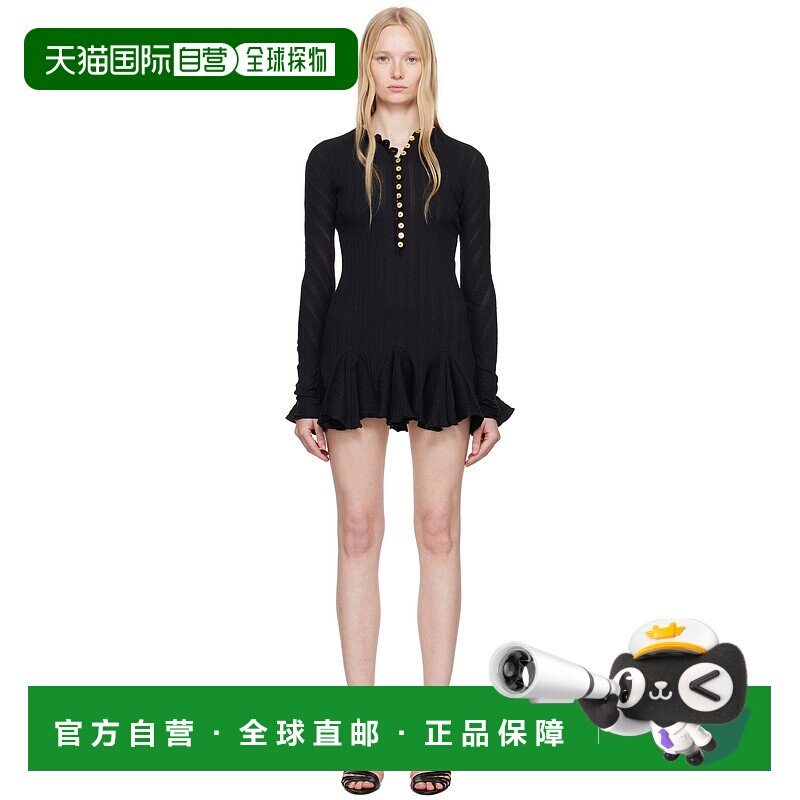 1h可退 潮奢 Tom Ford 汤姆 福特 女士 黑色 Pointelle Long Slee