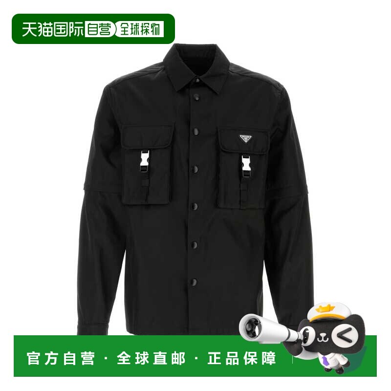 PRADA 男士衬衫 SC548SOOO1WQ8F0002NERO SS2026