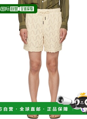 1h可退 潮奢 OAS 男士 灰白色 Atlas Crochet 短裤 501301休闲裤