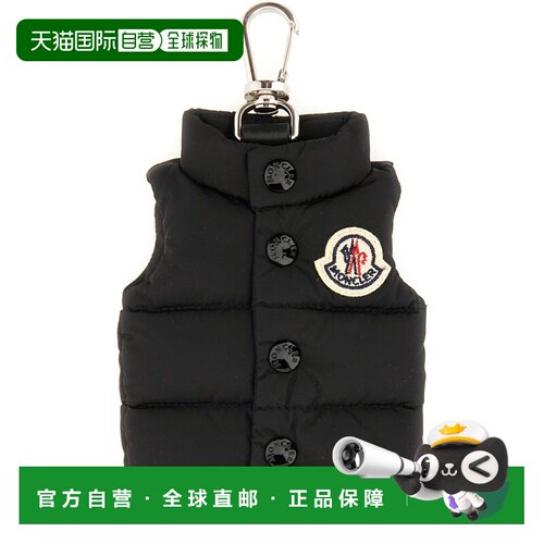 MONCLER 男士钥匙扣 6F00002M7726999 SS2026 黑色 KEYCHAIN IN T