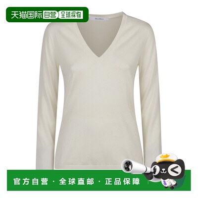 1h可退 MAX MARA 女士衬衫 2511361131600001 SS2025 米白色通勤