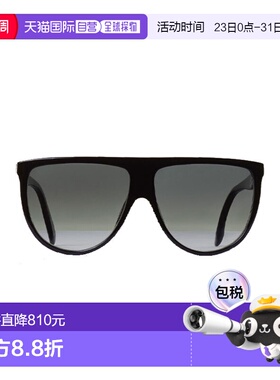 CELINE 男士眼镜 40006CPLB38NO AW2025 灰色 黑色椭圆形太阳镜