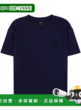 A.P.C. 女士T恤 COHMBF26389IPI SS2026 蓝色 T-SHIRT WITH LOGO