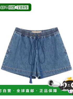 VALENTINO 女士短裤 8B3DD5509YA558 SS2026 蓝色 SHORT DENIM