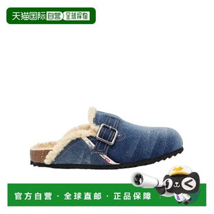 Y03375PS913HA378 凉鞋 AW2024 蓝色 DIESEL 牛仔穆勒鞋 男士