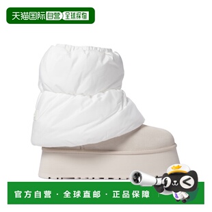 UGG 女士高跟鞋 1158275WCRM AW2024 白色 厚底短筒靴厚底鞋女靴