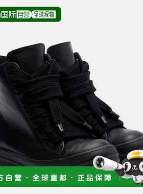 潮奢 rick owens 瑞克 欧文斯 女士 Jumbolace 皮质运动鞋