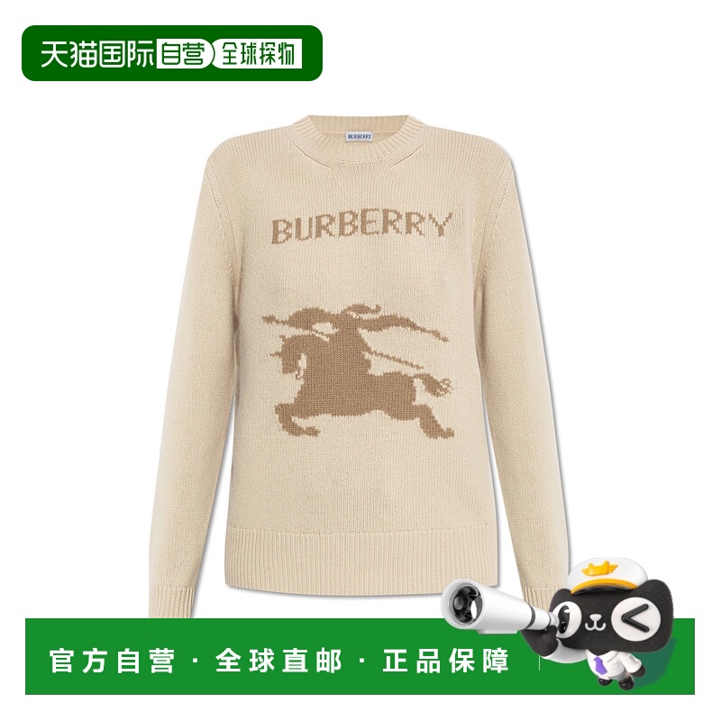 1h可退 BURBERRY 女士针织毛衣 8114157A4186NUTMEG AW2025羊绒